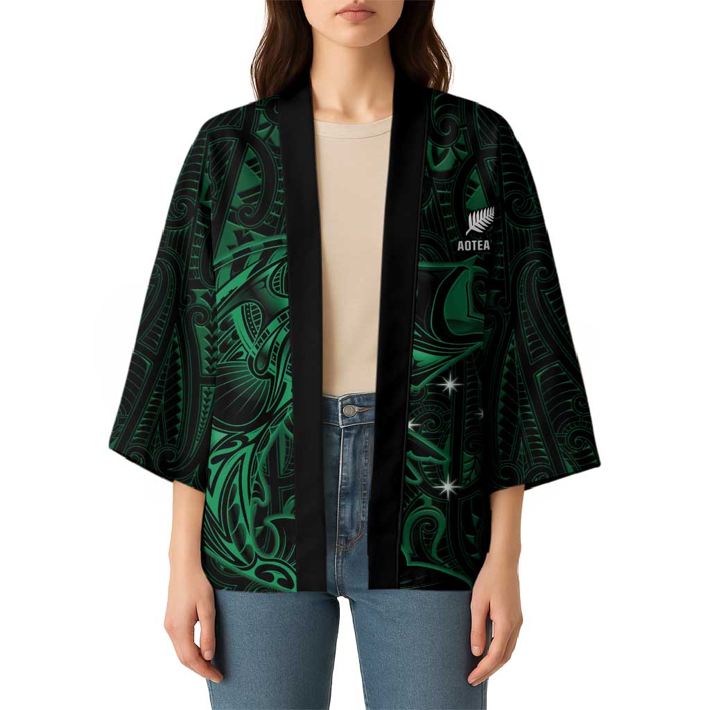 Custom New Zealand Fishing Kimono Maori Tribal Pattern LT05 - Polynesian Pride
