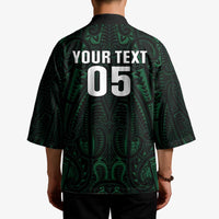 Custom New Zealand Fishing Kimono Maori Tribal Pattern LT05 - Polynesian Pride