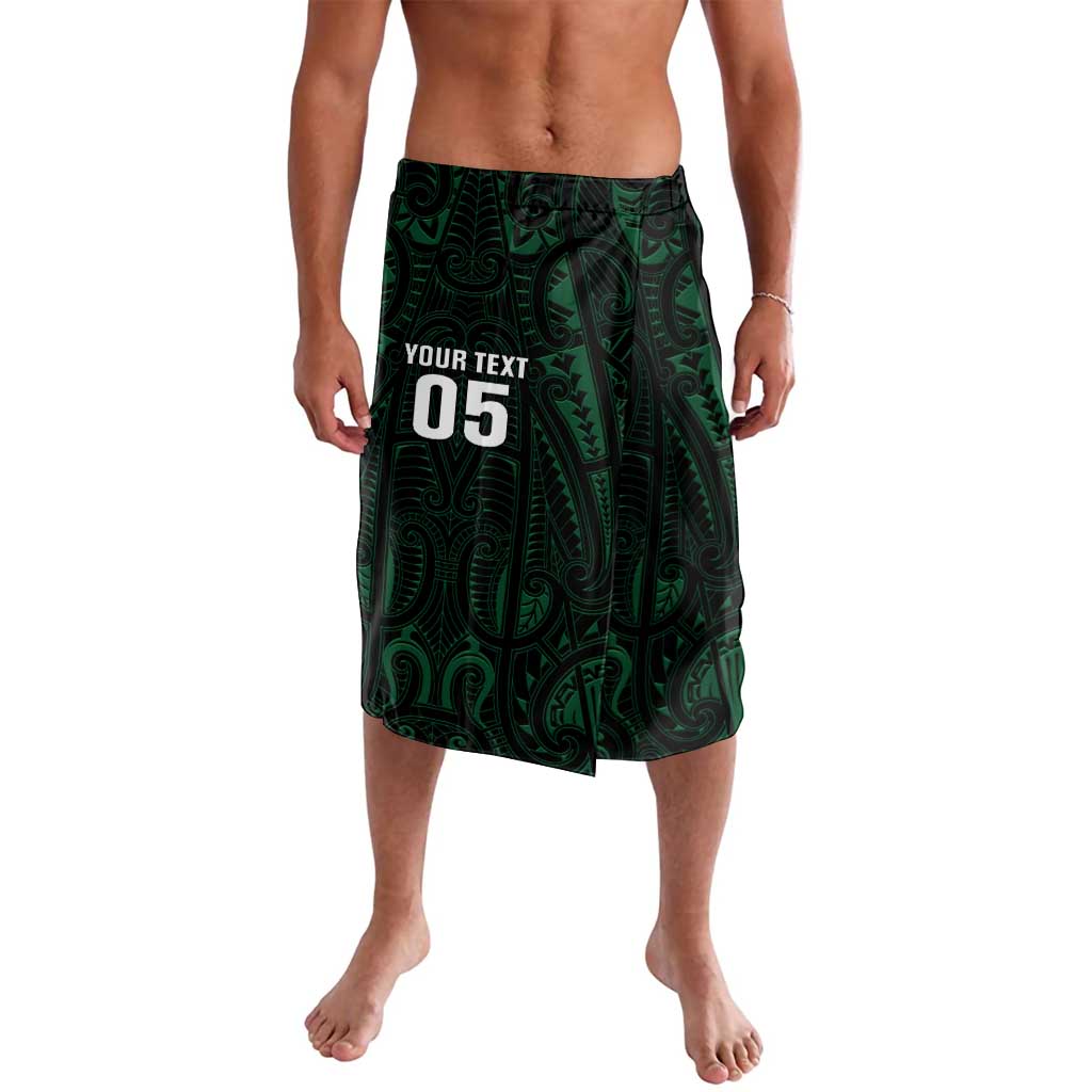 Custom New Zealand Fishing Lavalava Maori Tribal Pattern LT05 Black - Polynesian Pride