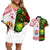 Custom Hawaii And Tahiti Couples Matching Off Shoulder Short Dress and Hawaiian Shirt Coat Of Arms Polynesian Pattern LT05 Reggae - Polynesian Pride