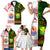 Custom Hawaii And Tahiti Family Matching Short Sleeve Bodycon Dress and Hawaiian Shirt Coat Of Arms Polynesian Pattern LT05 - Polynesian Pride