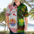 Custom Hawaii And Tahiti Hawaiian Shirt Coat Of Arms Polynesian Pattern LT05 - Polynesian Pride