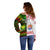 Custom Hawaii And Tahiti Off Shoulder Sweater Coat Of Arms Polynesian Pattern LT05 - Polynesian Pride