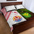 Hawaii And Tahiti Quilt Bed Set Coat Of Arms Polynesian Pattern LT05 - Polynesian Pride