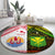 Hawaii And Tahiti Round Carpet Coat Of Arms Polynesian Pattern LT05 - Polynesian Pride