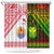 Hawaii And Tahiti Shower Curtain Coat Of Arms Polynesian Pattern LT05 Reggae - Polynesian Pride