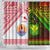 Hawaii And Tahiti Shower Curtain Coat Of Arms Polynesian Pattern LT05 - Polynesian Pride