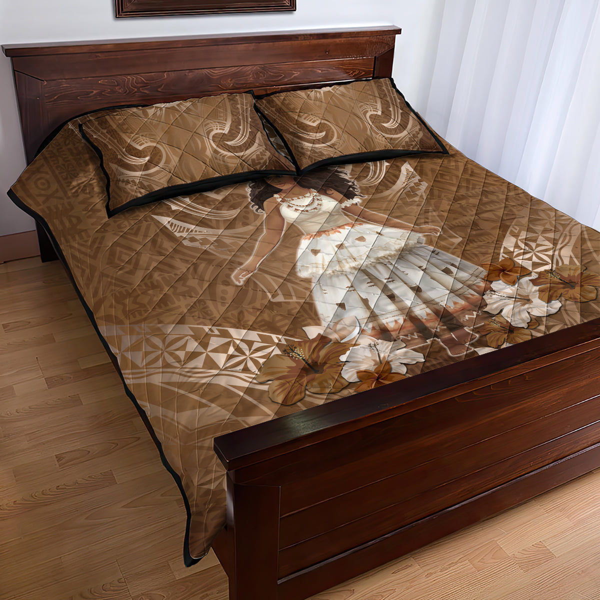 Bula Fiji Women's Day Quilt Bed Set With Fijian Tapa Pattern LT05 - Polynesian Pride