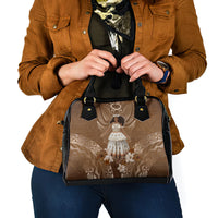 Bula Fiji Women's Day Shoulder Handbag With Fijian Tapa Pattern LT05 - Polynesian Pride