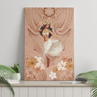 Hawaii Women's Day Canvas Wall Art With Polynesian Pattern LT05 - Polynesian Pride