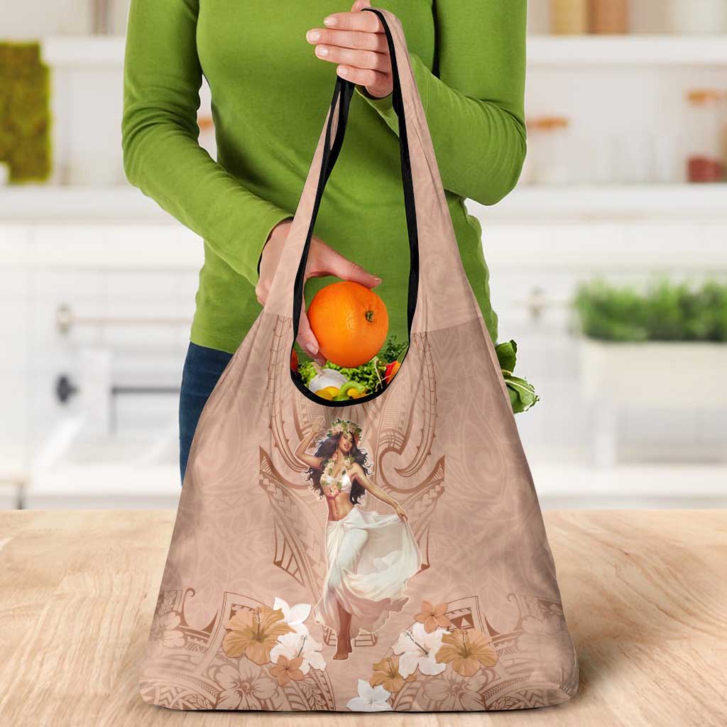 Hawaii Women's Day Grocery Bag With Polynesian Pattern LT05 - Polynesian Pride