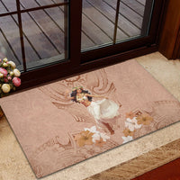 Hawaii Women's Day Rubber Doormat With Polynesian Pattern LT05 - Polynesian Pride