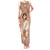 Hawaii Women's Day Tank Maxi Dress With Polynesian Pattern LT05 Women Brown - Polynesian Pride