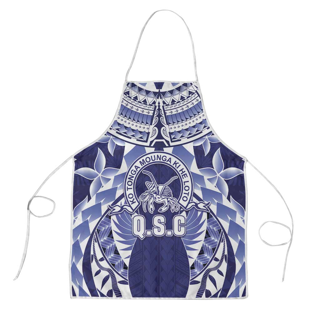Tonga Queen Salote College Apron Centenary Navy Version LT05 Navy - Polynesian Pride