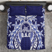 Tonga Queen Salote College Bedding Set Centenary Navy Version LT05 Navy - Polynesian Pride