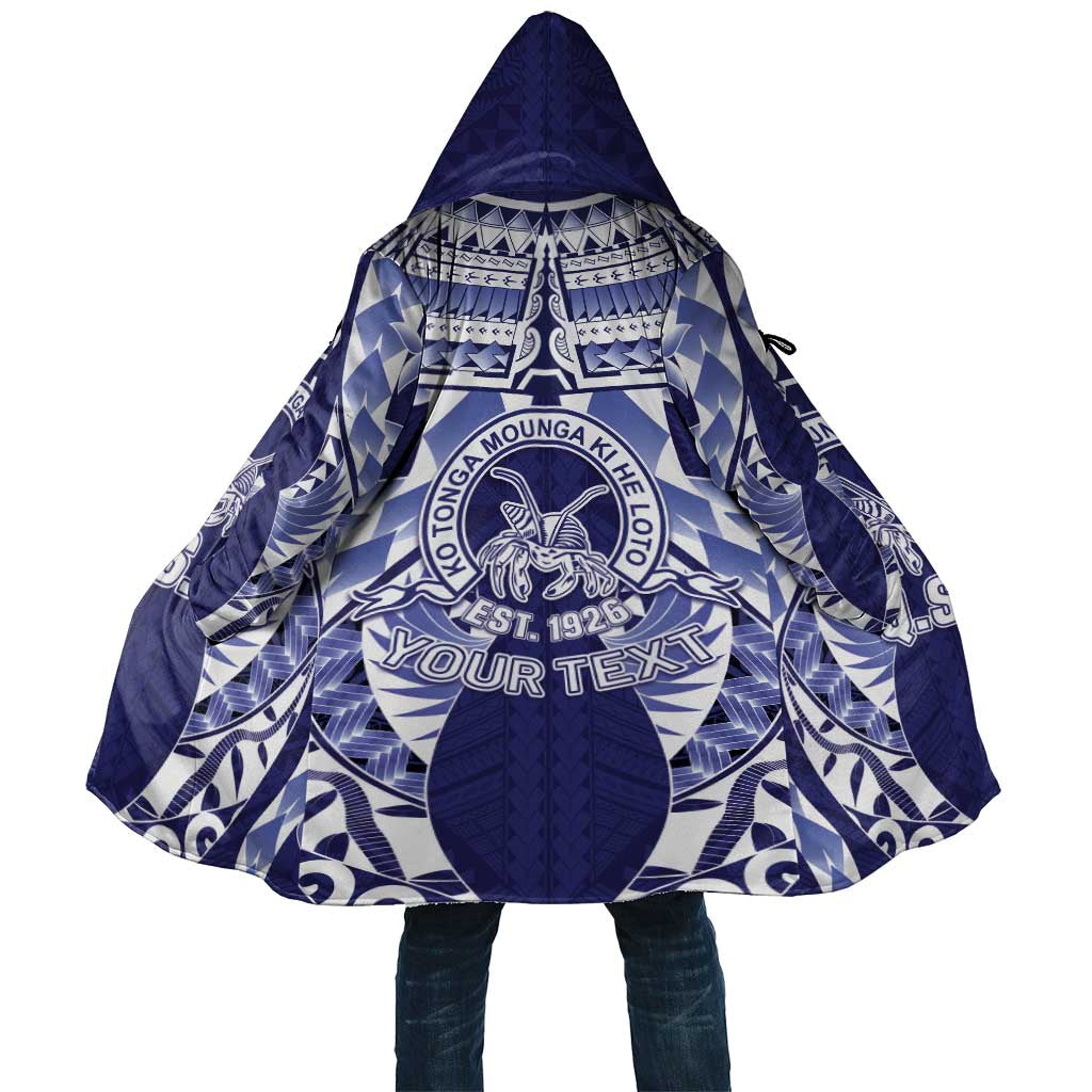 Personalised Tonga Queen Salote College Cloak Centenary Navy Version LT05 Unisex Navy - Polynesian Pride