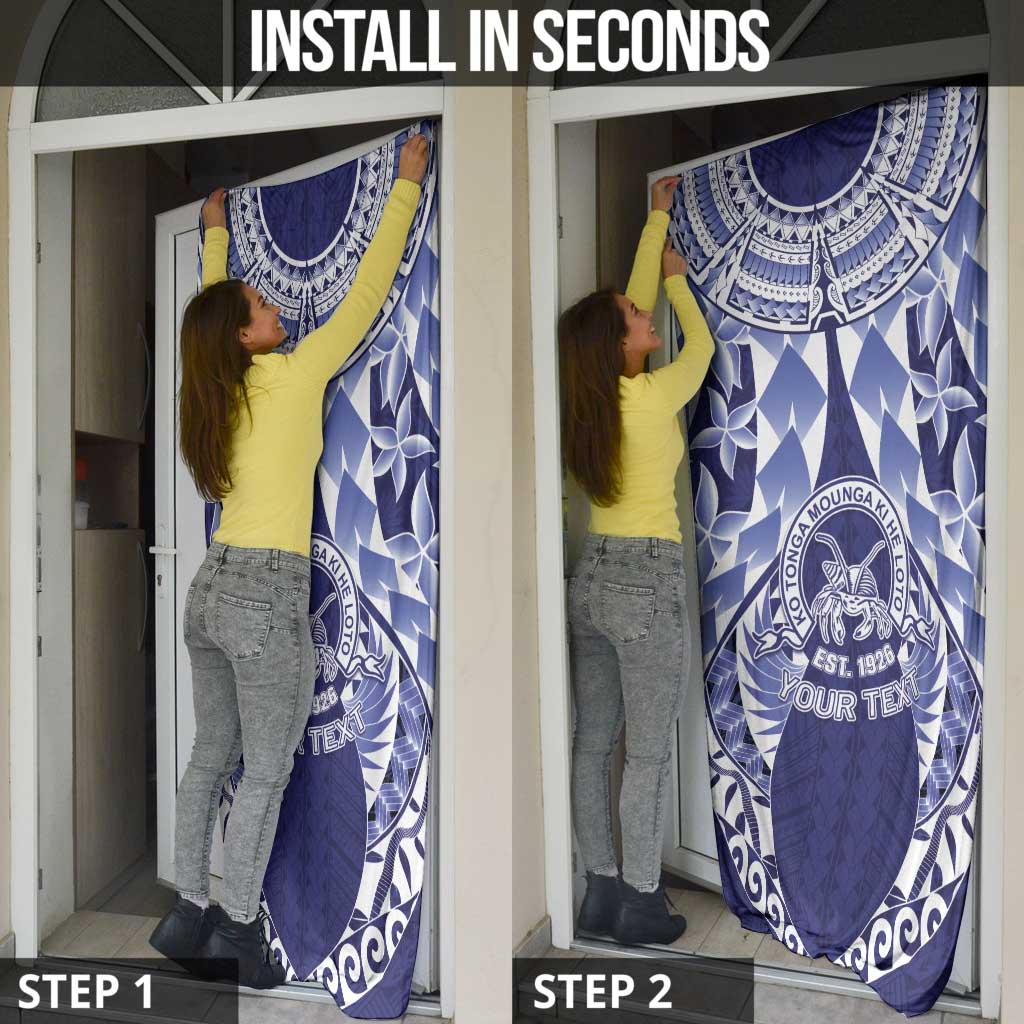 Personalised Tonga Queen Salote College Door Cover Centenary Navy Version LT05 - Polynesian Pride