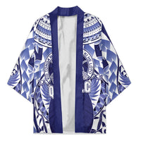Personalised Tonga Queen Salote College Kimono Centenary Navy Version LT05 Unisex Navy - Polynesian Pride