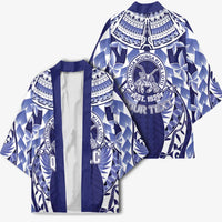 Personalised Tonga Queen Salote College Kimono Centenary Navy Version LT05 - Polynesian Pride