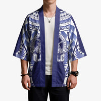 Personalised Tonga Queen Salote College Kimono Centenary Navy Version LT05 - Polynesian Pride