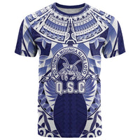 Personalised Tonga Queen Salote College T Shirt Centenary Navy Version LT05 Navy - Polynesian Pride