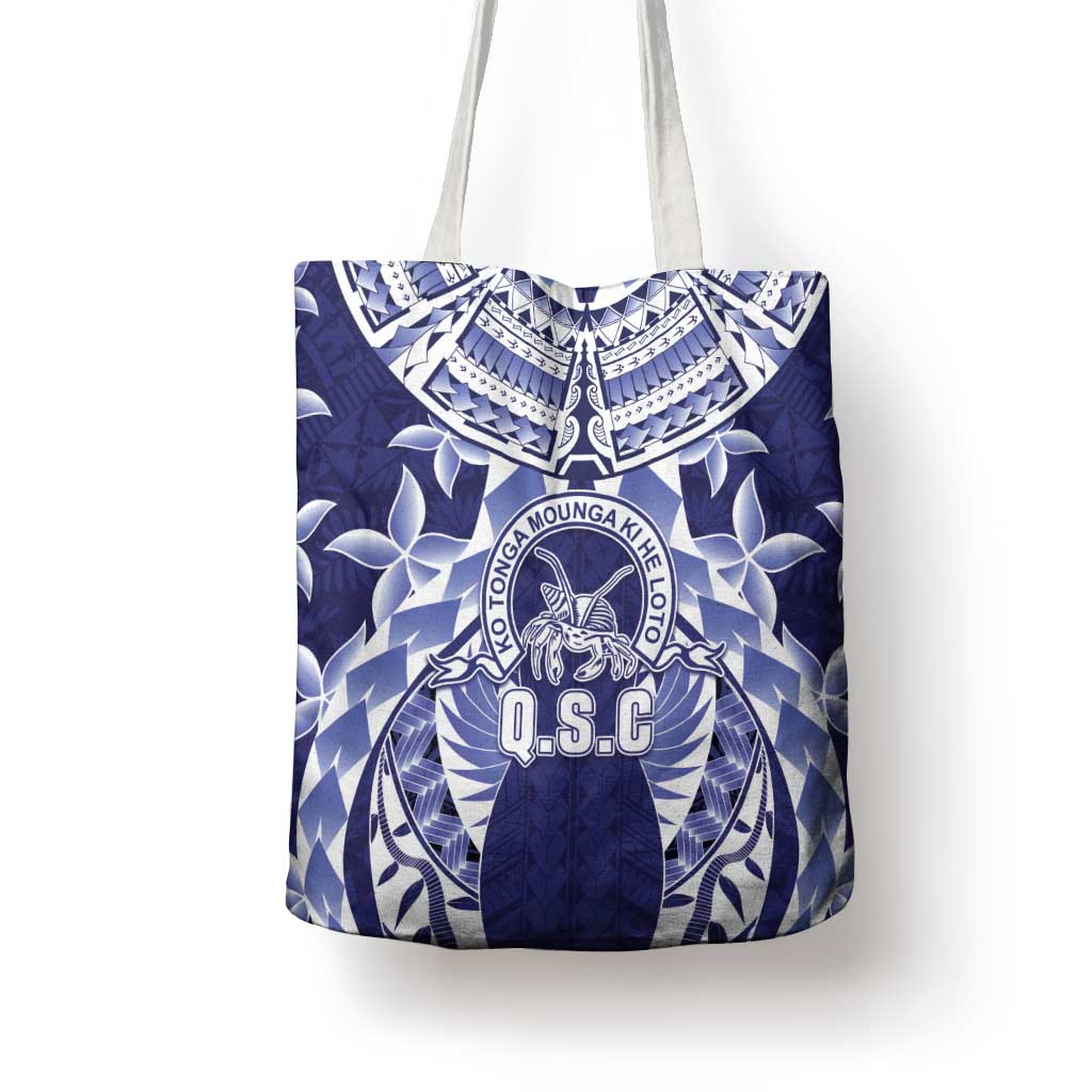 Tonga Queen Salote College Tote Bag Centenary Navy Version LT05 - Polynesian Pride