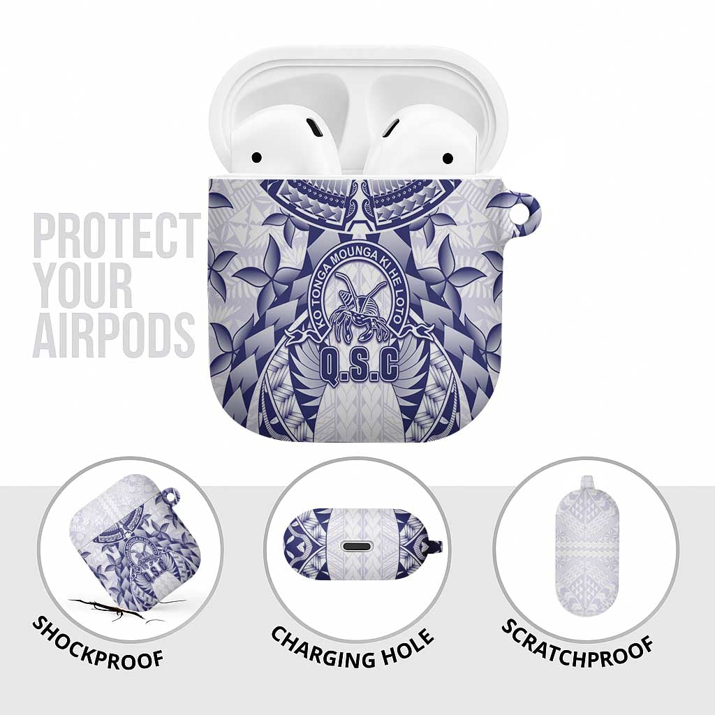Tonga Queen Salote College AirPods Case Centenary White Version LT05 - Polynesian Pride