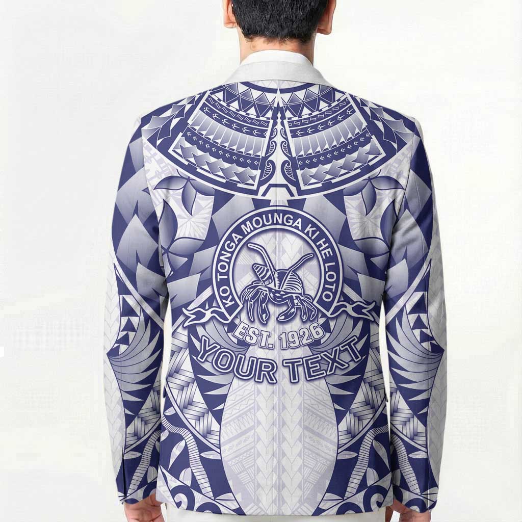 Personalised Tonga Queen Salote College Blazer Centenary White Version LT05 - Polynesian Pride