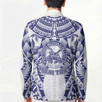 Personalised Tonga Queen Salote College Blazer Centenary White Version LT05 - Polynesian Pride