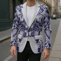 Personalised Tonga Queen Salote College Blazer Centenary White Version LT05 - Polynesian Pride