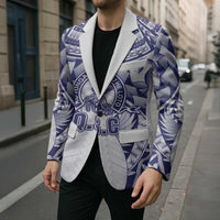 Personalised Tonga Queen Salote College Blazer Centenary White Version LT05 - Polynesian Pride