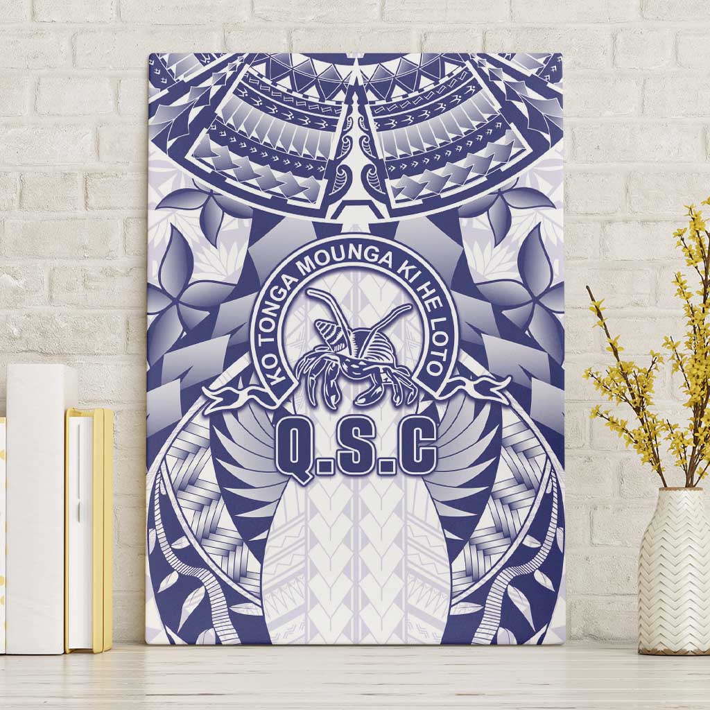 Tonga Queen Salote College Canvas Wall Art Centenary White Version LT05 Without Frame White - Polynesian Pride