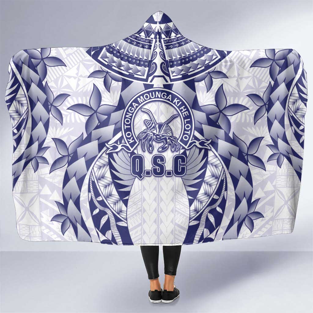 Tonga Queen Salote College Hooded Blanket Centenary White Version LT05 One Size White - Polynesian Pride