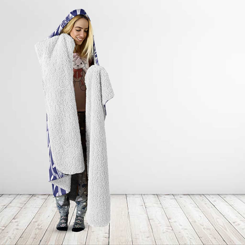 Tonga Queen Salote College Hooded Blanket Centenary White Version LT05 - Polynesian Pride