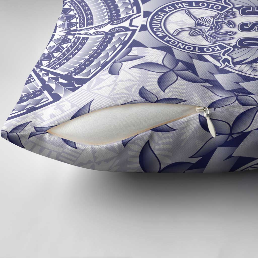 Tonga Queen Salote College Pillow Cover Centenary White Version LT05 - Polynesian Pride