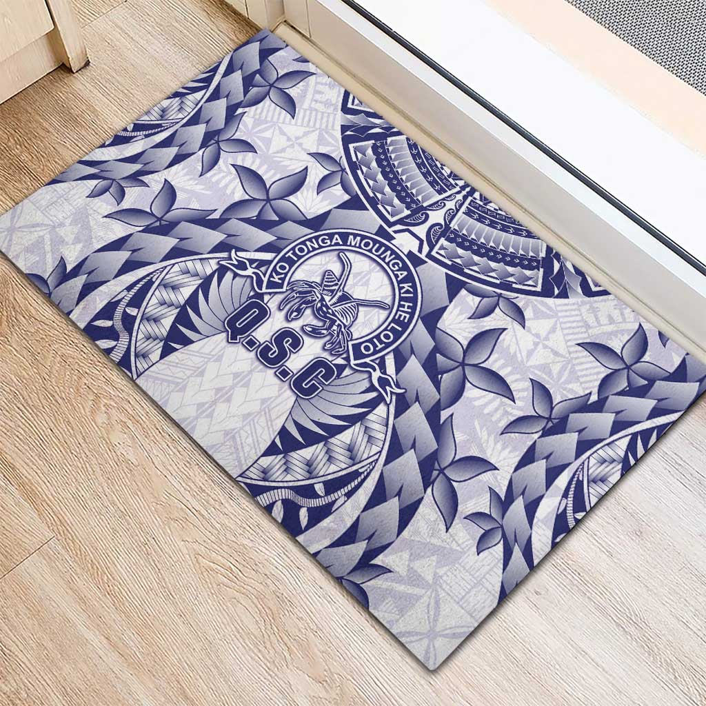 Tonga Queen Salote College Rubber Doormat Centenary White Version LT05 - Polynesian Pride