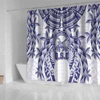 Tonga Queen Salote College Shower Curtain Centenary White Version LT05 - Polynesian Pride
