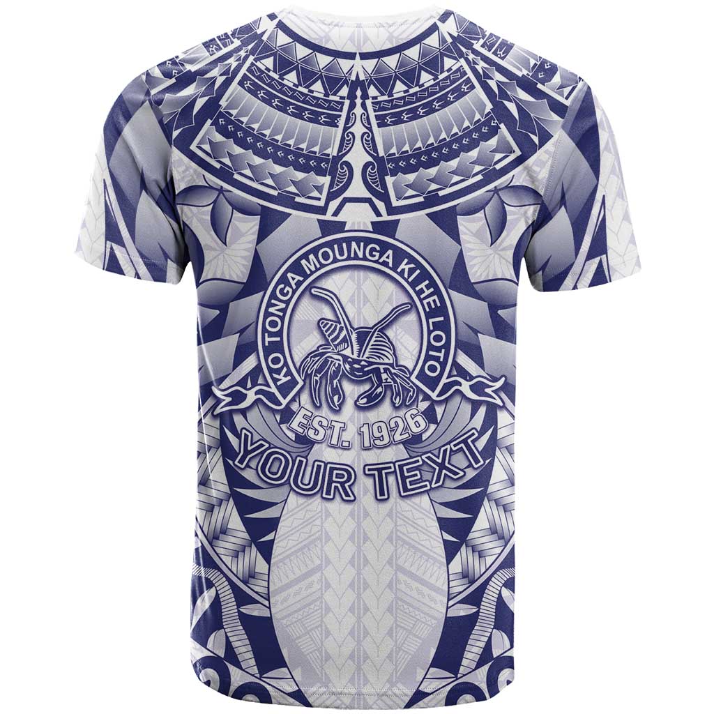 Personalised Tonga Queen Salote College T Shirt Centenary White Version LT05 - Polynesian Pride
