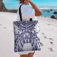 Tonga Queen Salote College Tote Bag Centenary White Version LT05 - Polynesian Pride