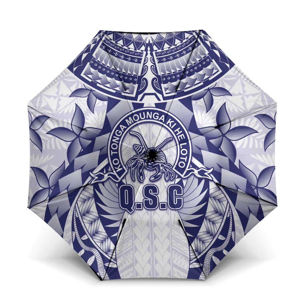 Tonga Queen Salote College Umbrella Centenary White Version LT05 One Size Folded 11.42 inch Opened Diameter 37.4 inch White - Polynesian Pride