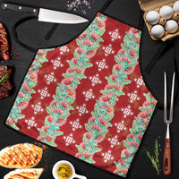 Hawaii Ohia Lehua Apron Tropical Vibes Crimson LT05 Crimson - Polynesian Pride