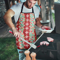 Hawaii Ohia Lehua Apron Tropical Vibes Crimson LT05 - Polynesian Pride