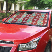 Hawaii Ohia Lehua Auto Sun Shade Tropical Vibes Crimson LT05 - Polynesian Pride