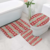 Hawaii Ohia Lehua Bathroom Set Tropical Vibes Crimson LT05 - Polynesian Pride
