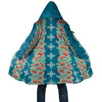 Hawaii Ohia Lehua Cloak Tropical Vibes Teal LT05 Unisex Teal - Polynesian Pride