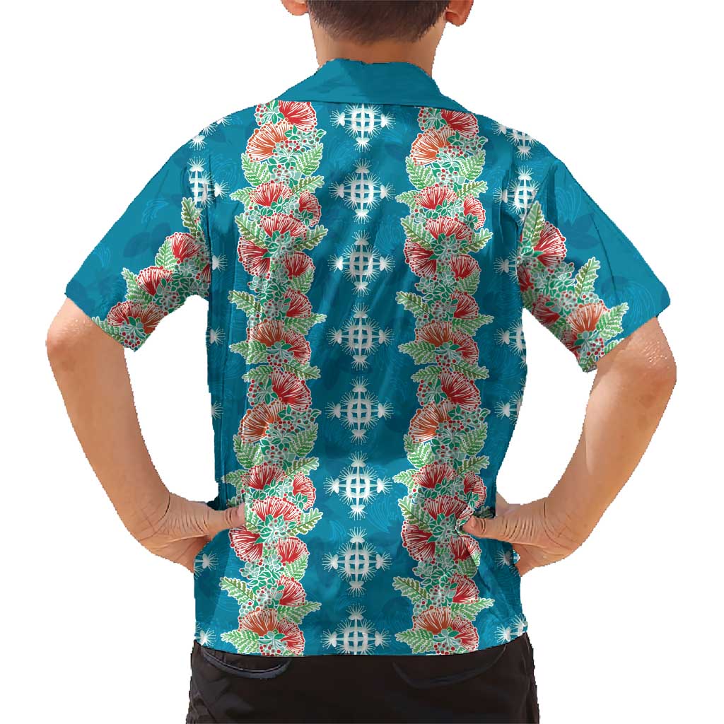Hawaii Ohia Lehua Hawaiian Shirt Tropical Vibes Teal LT05 - Polynesian Pride