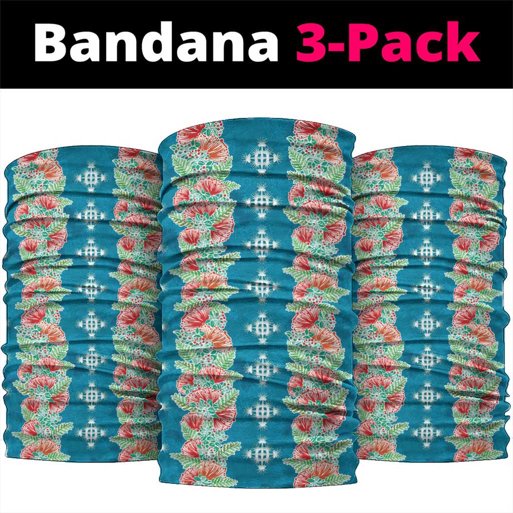Hawaii Ohia Lehua Neck Gaiter Tropical Vibes Teal LT05 package One Size: 25*50cm Teal - Polynesian Pride