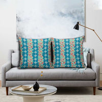 Hawaii Ohia Lehua Pillow Cover Tropical Vibes Teal LT05 - Polynesian Pride