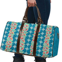 Hawaii Ohia Lehua Travel Bag Tropical Vibes Teal LT05 - Polynesian Pride