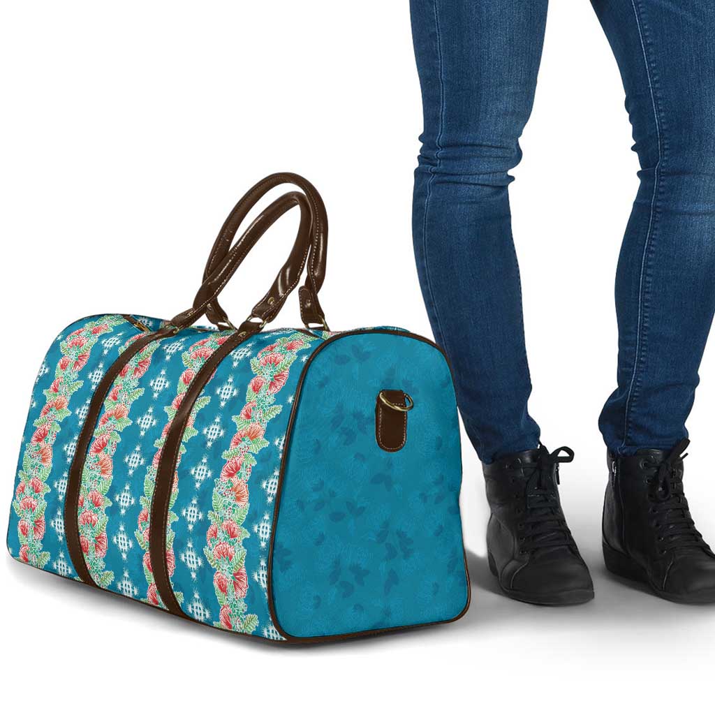 Hawaii Ohia Lehua Travel Bag Tropical Vibes Teal LT05 - Polynesian Pride